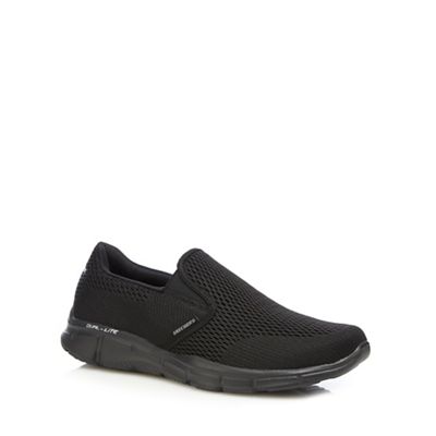 Skechers Black 'Equalizer double' slip-on trainers